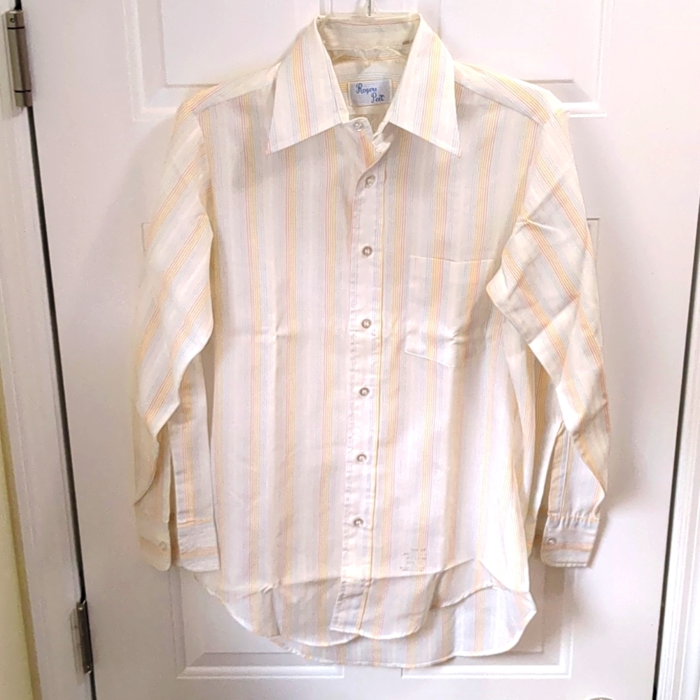 Vintage men's Rogers Peet small long sleeve shirt